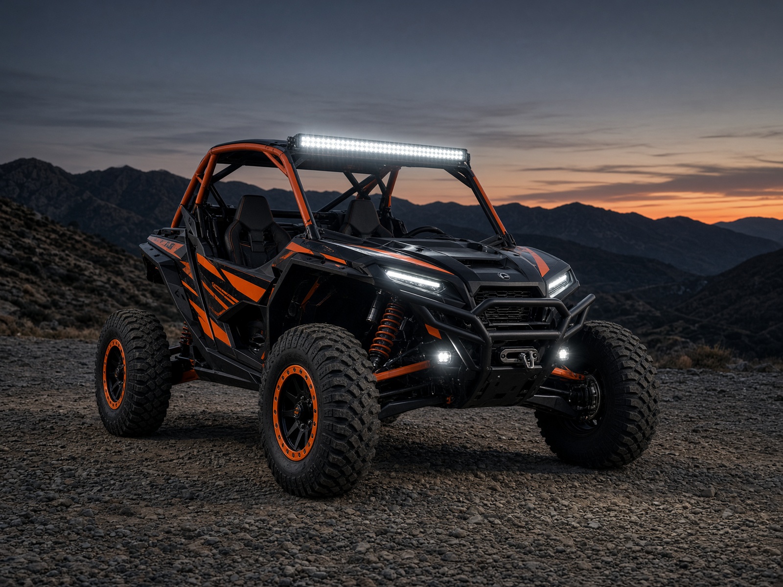 Custom lifted UTV