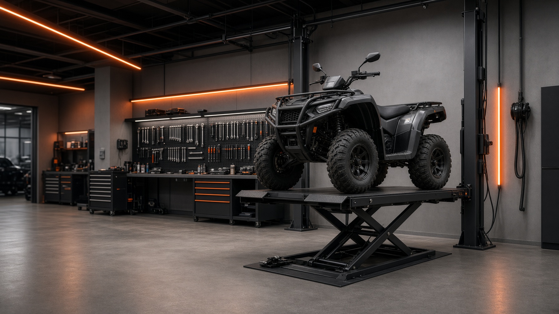 Powersports service bay